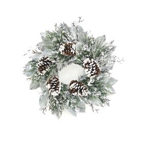 Cedar/Magnolia Leaf Wreath 22"D