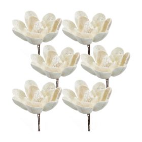 Magnolia Stem (Set of 6) 20"H Velvet