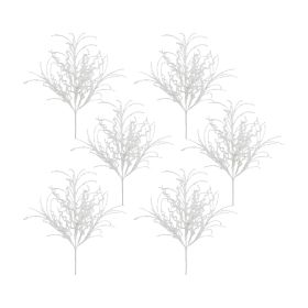 Glitter Bush (Set of 6) 24"H Plastic