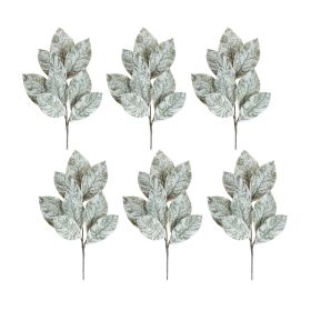 Magnolia Leaf Spray (Set of 6) 32.5"H Polyester