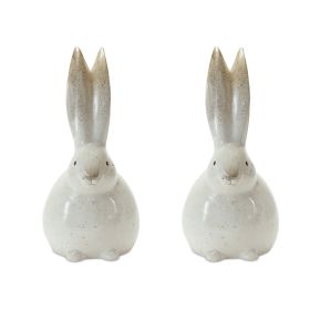 Bunny (Set of 2) 11.75"H Terra Cotta