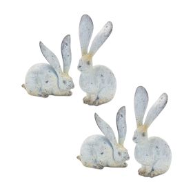 Rabbit (Set of 4) 5.5"H, 8.25"H Resin