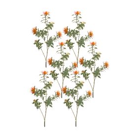 Protea Stem (Set of 6) 34.25"H Plastic/Flocking