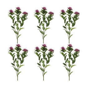 Thistle Spray (Set of 6) 24.5"H Polyester