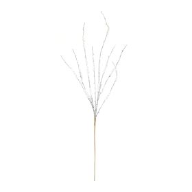 Snowy Tinsel Branch (Set of 12) 43"H Plastic