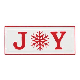 Joy Sign (Set of 2) 15.75"L x 6.75"H Metal