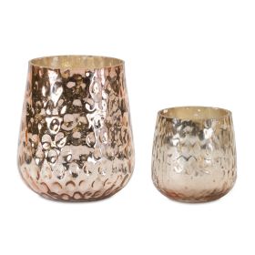 Candle Holder (Set of 8) 3.75"H, 6"H Glass