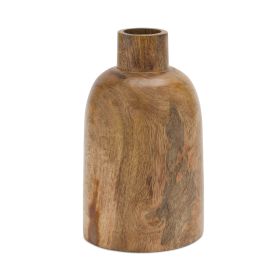 Vase (Set of 2) 8.75"H Wood