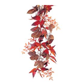 Fall Leaf Garland 6'L Polyester