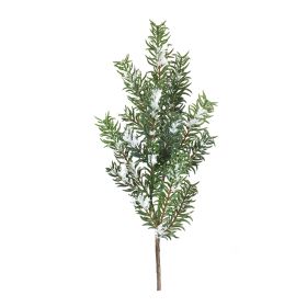 Snow Pine Spray (Set of 6) 30"H Plastic