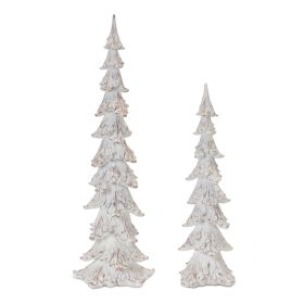 Tree (Set of 2) 15.5"H, 21"H Resin