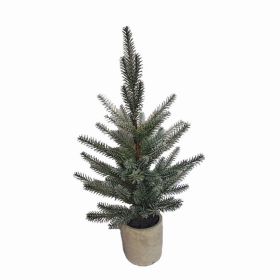 Potted Pine Tree (Set of 2) 24"H Plastic