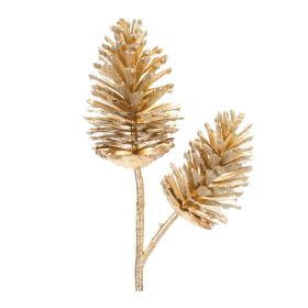 Pine Cone Spray (Set of 2) 28"H Plastic