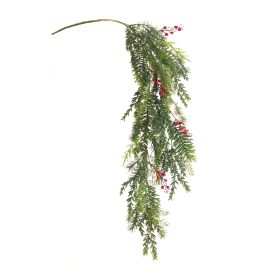 Pine Hanging Bush (Set of 6) 34"L Plastic