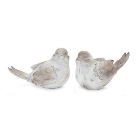 Bird (Set of 4) 4"H Resin