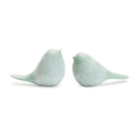 Bird (Set of 4) 3.5"H, 3.75"H Resin