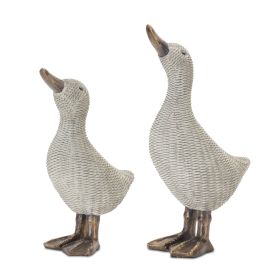 Duck (Set of 4) 8.25"H, 10.375"H Resin