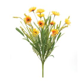 Mixed Daisy Bush (Set of 6) 20"H Polyester