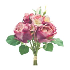 Rose Bundle (Set of 6) 12.5"H Polyester