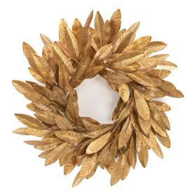 Bay Leaf Wreath 15"D Plastic