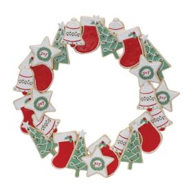 Cookie Wreath 16"D Resin