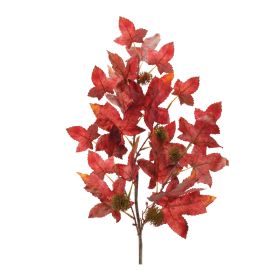 Maple Leaf Spray (Set of 6) 30"H Polyester