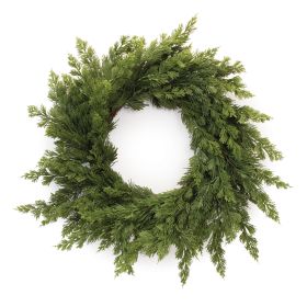 Pine Wreath 26"D Plastic