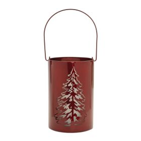 Tree Pail Candle Holder 9.5"H Iron