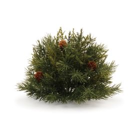 Pine Half Orb (Set of 2) 6.5"D Plastic