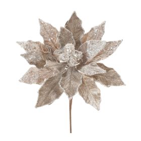 Poinsettia Stem (Set of 2) 28"H Polyester