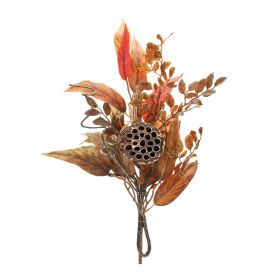 Mixed Fall Foliage Spray (Set of 2) 31.5"H Polyester