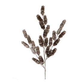 Pine Cone Spray (Set of 2) 25"H Plastic