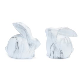 Rabbit (Set of 2) 5"H, 5.75"H Terra Cotta