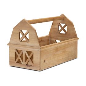 Barn Trug 15"L x 3.25"W x 10"H Wood/MDF