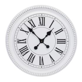 Wall Clock 23"D MDF/Wood (1 AA Battery Not Included)