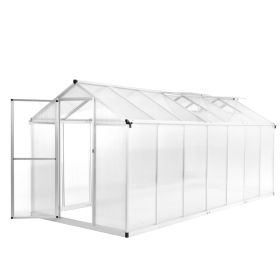 Greenhouse Aluminum 165.7"x74.8"x76.8" 550.9ft¬≥