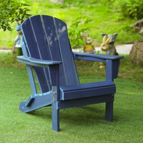 Folding Adirondack Chair, Relaxing Stackable Arm Rest Ergonomic HDPE All-Weather Adirondack Chair