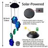 1pc; Paw Print Solar Wind Chimes For Outside; Dogs Cat Pet Paw Print Remembrance Wind Chimes; Waterproof Color Changing Solar Hanging Lights; Sympathy