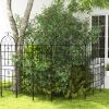 2 Pack 71 x 20 Inch Metal Garden Trellis for Climbing Plants