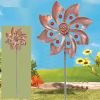 1pc Wind Spinner With Garden Stake; Kinetic Wind Spinners Outdoor Garden Stake For Yard And Garden