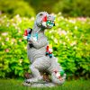 1pc Dinosaur Gnomes Outdoor Garden Decorations, Miniature Dinosaur Gnomes Outdoor Statue For Patio Lawn Yard Decor Housewarming Garden Gift